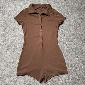 Brown romper